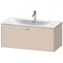 Duravit BR421309191 - Brioso One Drawer Wall-Mount Vanity Unit Taupe