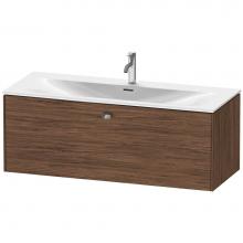 Duravit BR421401021 - Brioso One Drawer Wall-Mount Vanity Unit Walnut Dark