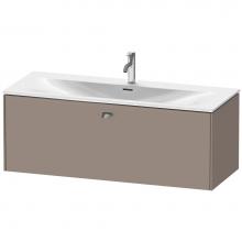 Duravit BR421401043 - Duravit Brioso One Drawer Wall-Mount Vanity Unit Basalt