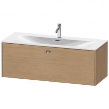 Duravit BR421401052 - Duravit Brioso One Drawer Wall-Mount Vanity Unit European Oak