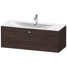 Duravit BR421401053 - Duravit Brioso One Drawer Wall-Mount Vanity Unit Chestnut Dark