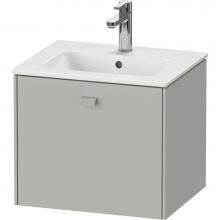 Duravit BR422700707 - Brioso One Drawer Wall-Mount Vanity Unit Concrete Gray