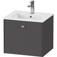 Duravit BR422701049 - Brioso One Drawer Wall-Mount Vanity Unit Graphite