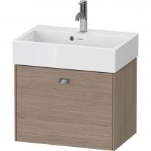 Duravit BR422801035 - Brioso One Drawer Wall-Mount Vanity Unit Oak Terra