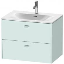 Duravit BR431100909 - Duravit Brioso Vanity Unit Wall-Mounted  Light Blue Matte