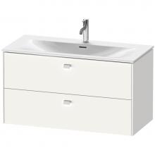 Duravit BR431301818 - Brioso Two Drawer Wall-Mount Vanity Unit White