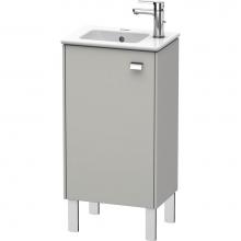 Duravit BR4400L1007 - Brioso One Door Floorstanding Vanity Unit Concrete Gray