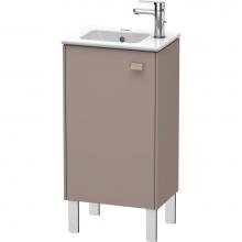 Duravit BR4400L4343 - Brioso One Door Floorstanding Vanity Unit Basalt