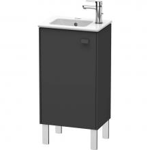 Duravit BR4400L4949 - Brioso One Door Floorstanding Vanity Unit Graphite