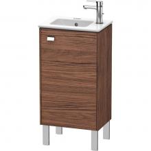 Duravit BR4400R1021 - Brioso One Door Floorstanding Vanity Unit Walnut Dark