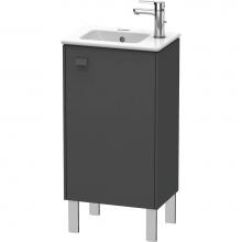 Duravit BR4400R4949 - Brioso One Door Floorstanding Vanity Unit Graphite
