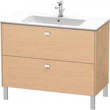 Duravit BR440301030 - Duravit Brioso 40 1/8'' Wall Mount Two Drawer Single Vanity Cabinet in Natural Oak, Sink
