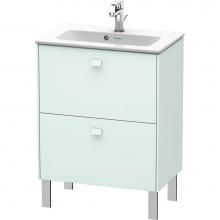 Duravit BR440600909 - Duravit Brioso Floor Standing Vanity Unit  Light Blue Matte