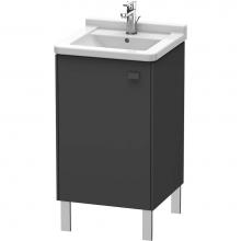 Duravit BR4420L4949 - Duravit Brioso Floor Standing Vanity Unit  Graphite Matte