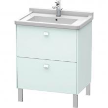 Duravit BR442100909 - Duravit Brioso Floor Standing Vanity Unit  Light Blue Matte