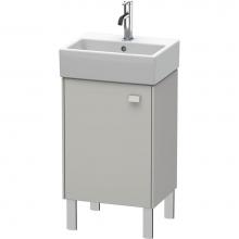 Duravit BR4430L0707 - Brioso One Door Floorstanding Vanity Unit Concrete Gray