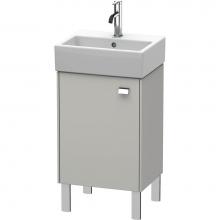 Duravit BR4430L1007 - Brioso One Door Floorstanding Vanity Unit Concrete Gray