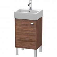 Duravit BR4430L1021 - Brioso One Door Floorstanding Vanity Unit Walnut Dark