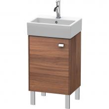 Duravit BR4430L1079 - Brioso One Door Floorstanding Vanity Unit Walnut