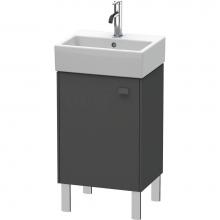 Duravit BR4430L4949 - Brioso One Door Floorstanding Vanity Unit Graphite