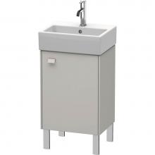 Duravit BR4430R0707 - Brioso One Door Floorstanding Vanity Unit Concrete Gray