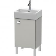 Duravit BR4430R1007 - Brioso One Door Floorstanding Vanity Unit Concrete Gray