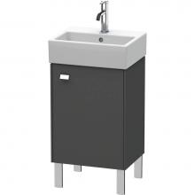 Duravit BR4430R1049 - Brioso One Door Floorstanding Vanity Unit Graphite