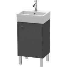 Duravit BR4430R4949 - Brioso One Door Floorstanding Vanity Unit Graphite