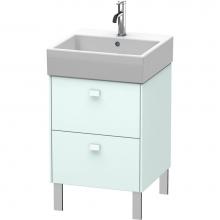 Duravit BR443200909 - Duravit Brioso Floor Standing Vanity Unit  Light Blue Matte