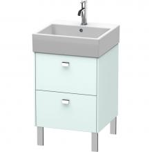 Duravit BR443201009 - Duravit Brioso Floor Standing Vanity Unit  Light Blue Matte