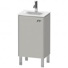 Duravit BR4508L1007 - Brioso One Door Floorstanding Vanity Unit Concrete Gray