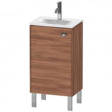 Duravit BR4508L1079 - Brioso One Door Floorstanding Vanity Unit Walnut