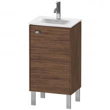 Duravit BR4508R1021 - Brioso One Door Floorstanding Vanity Unit Walnut Dark