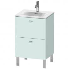 Duravit BR450900909 - Duravit Brioso Floor Standing Vanity Unit  Light Blue Matte