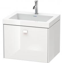 Duravit BR4600O2222 - Brioso One Drawer C-Bonded Wall-Mount Vanity Kit White