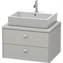 Duravit BR511600707 - Duravit Brioso Vanity Unit for Console  Concrete Gray Matte
