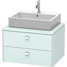 Duravit BR511601009 - Duravit Brioso Vanity Unit for Console  Light Blue Matte