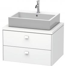 Duravit BR511601818 - Duravit Brioso Vanity Unit for Console  White Matte