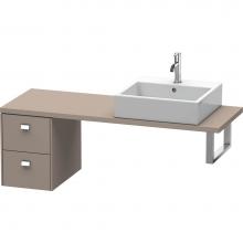 Duravit BR512501043 - Duravit Brioso Low Cabinet for Console  Basalt Matte
