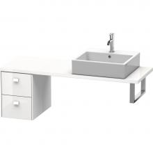 Duravit BR512502222 - Duravit Brioso Low Cabinet for Console  White High Gloss