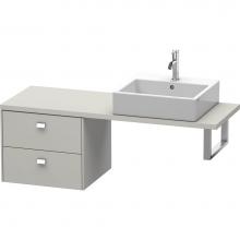 Duravit BR512701007 - Duravit Brioso Low Cabinet for Console  Concrete Gray Matte