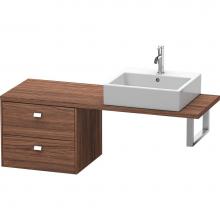 Duravit BR512701021 - Duravit Brioso Low Cabinet for Console  Dark Walnut