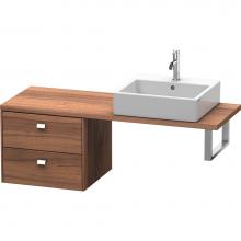 Duravit BR512701079 - Duravit Brioso Low Cabinet for Console  Natural Walnut