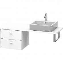 Duravit BR512701818 - Duravit Brioso Low Cabinet for Console  White Matte