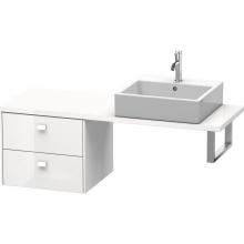 Duravit BR512702222 - Duravit Brioso Low Cabinet for Console  White High Gloss