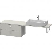 Duravit BR512900707 - Duravit Brioso Low Cabinet for Console  Concrete Gray Matte