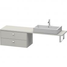 Duravit BR512901007 - Duravit Brioso Low Cabinet for Console  Concrete Gray Matte