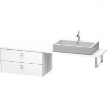 Duravit BR512901018 - Duravit Brioso Low Cabinet for Console  White Matte