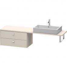 Duravit BR512901091 - Duravit Brioso Low Cabinet for Console  Taupe Matte