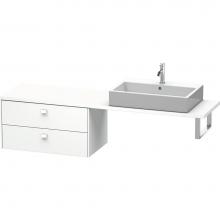 Duravit BR512901818 - Duravit Brioso Low Cabinet for Console  White Matte